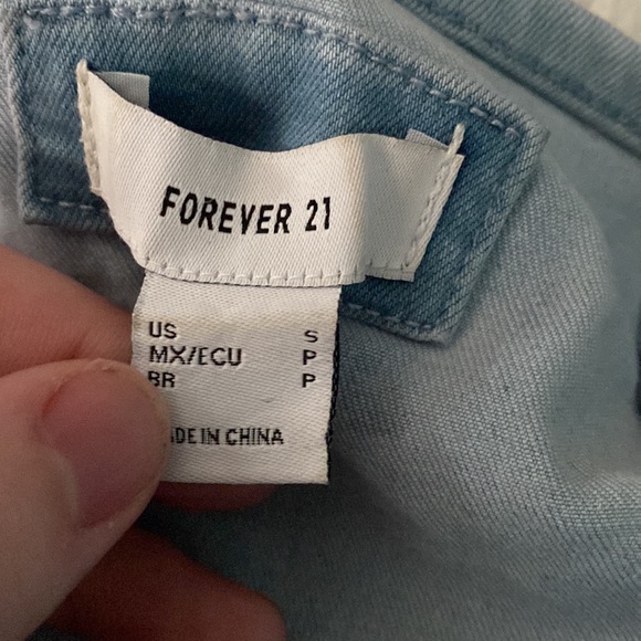 Forever 21 • Denim Chambray Sheath Milkmaid Sleeve Dress - Picture 11 of 11